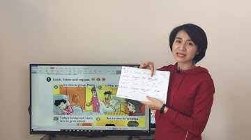 Tiếng anh học sinh lớp 4_Unit 11-Lesson 1: What time is it?|TrangBé Bự