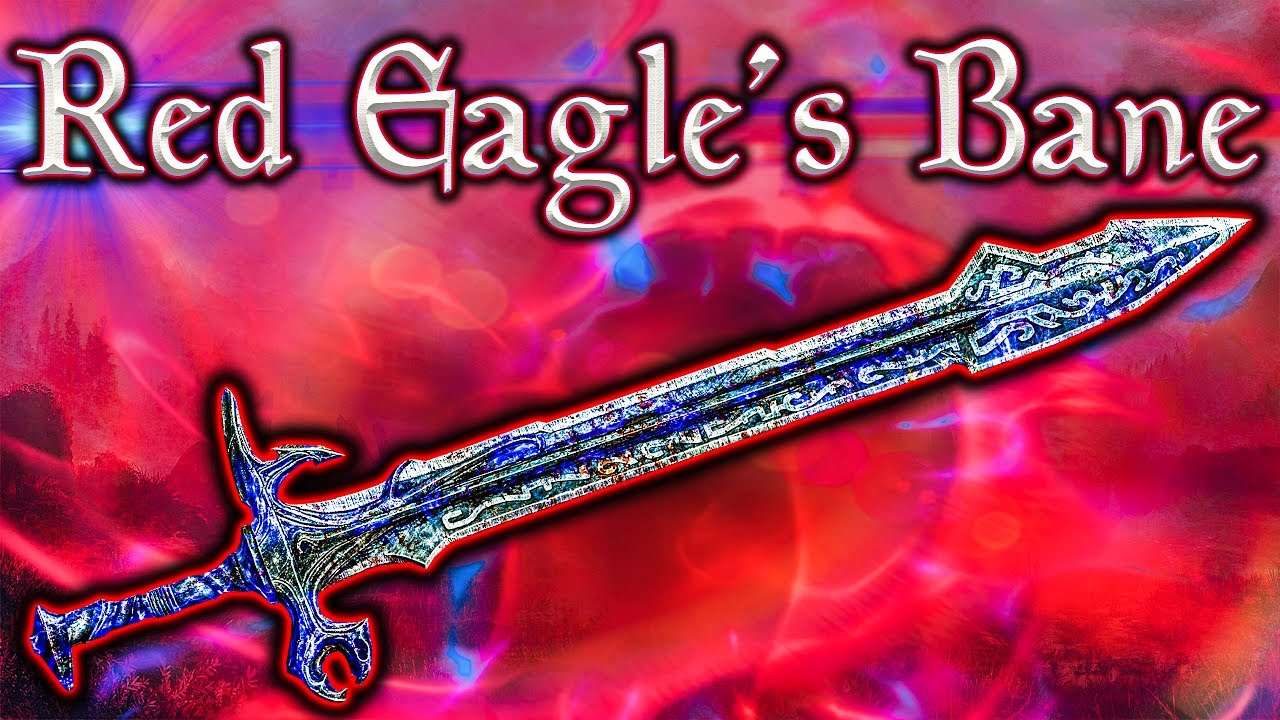 skyrim se red eagle s bane fury unique weapon guide youtube