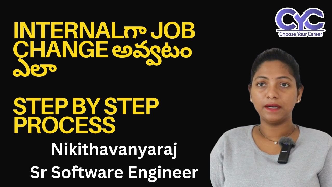 Internalగా Job Change అవ్వటం ఎలా | It courses after graduation with placement | CYC | Vanya Raj
