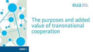 The purposes and added value of transnational cooperation