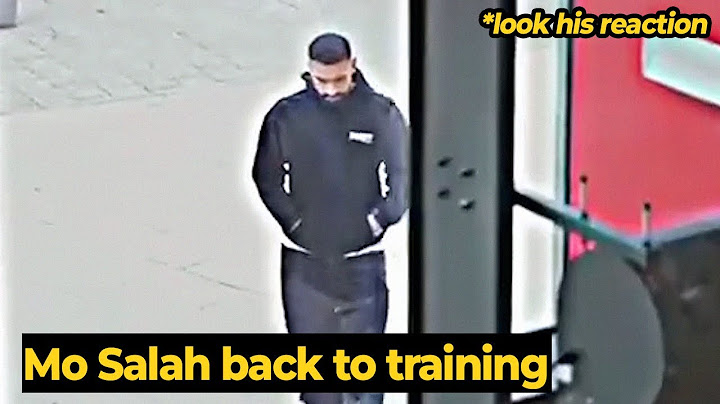 Mohamed Salah has arrived at the training ground devastated, it's never going to be the same...