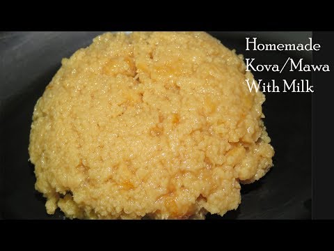 Homemade Kova With Milk-Pachikova In Teligu-How ToMake Milk Kova-Palakova Recipe In Telugu-Mawa/koya