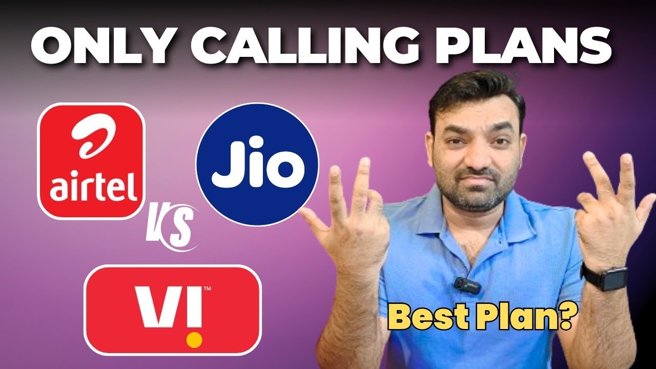 Jio vs Airtel vs Vi | Only Calling Recharge Plans #jio #telecom #vi5g # ...