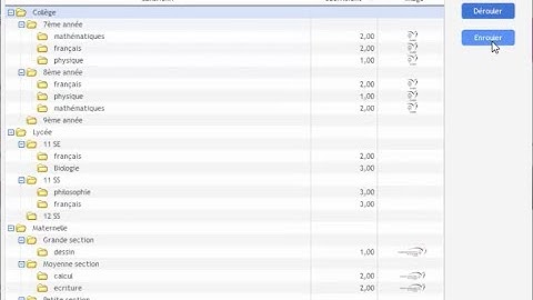 tables hiérarchiques en WinDev