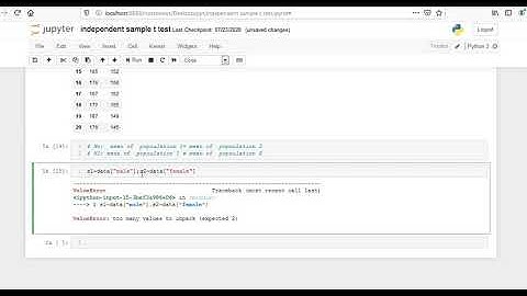 9  Independent sample t test in python,  Welch test in Python