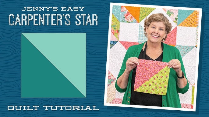 Make an Easy Carpenter's Star Quilt with Jenny Doan of Missouri Star (Video Tutorial) - YouTube make-an-easy-carpenter-s-star-quilt-with-jenny-doan-of-missouri-star-video-tutorial-youtube