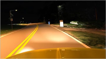 Nighttime Pedestrian Impact Animation | Virtual CRASH 4