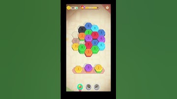 Hexa Sort-Gameplay Walkthrough Part 1(iOS, Android)#unpackgameplay #puzzlegame #gameshorts