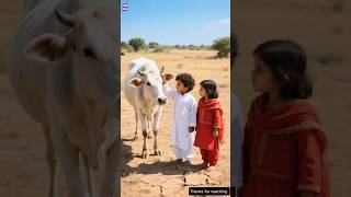 cute baby help poor cow after so much betrayed 😭#shorts #cowvideos