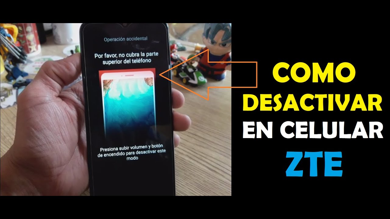 por favor no cubra la parte superior del teléfono Zte  / solución