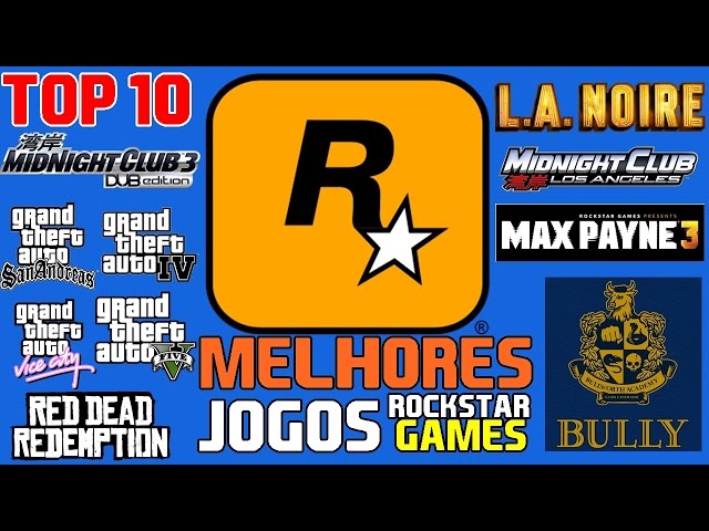 8 melhores jogos da Rockstar Games