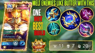 Johnson Best 1 Hit Build For An Epic Comeback - Johnson mage Build #MuscleJohnson #mlbb