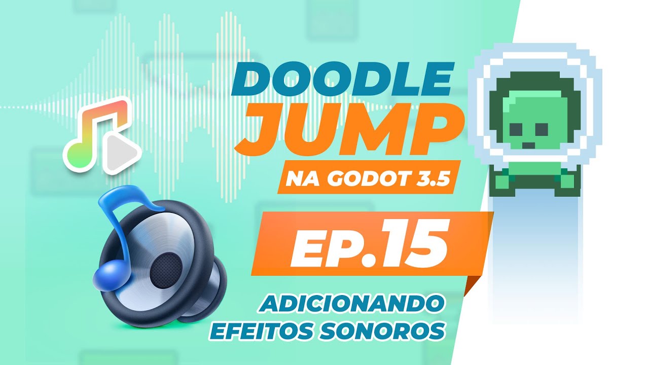 EP. 15  Adicionando SONS no Jogo na Godot 3.5 - JOGO COMPLETO na Godot 
