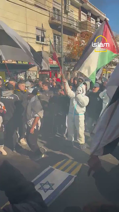 Suporter Argentina tunjukkan dukungan kuat untuk Palestina | Islam Channel