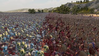 80,000 Elite Spartans vs 5 Million Footmen Ultimate Epic Battle Simulator 2