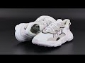 Кроссовки Adidas Ozweego  текстильные бело серого цвета видео