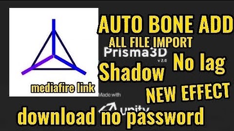 PRISMA 3D LATEST UPDATE SHADOW EASY BONE ADDING NEW EFFECT ALL FILE ACCEPT BETA 5 V3
