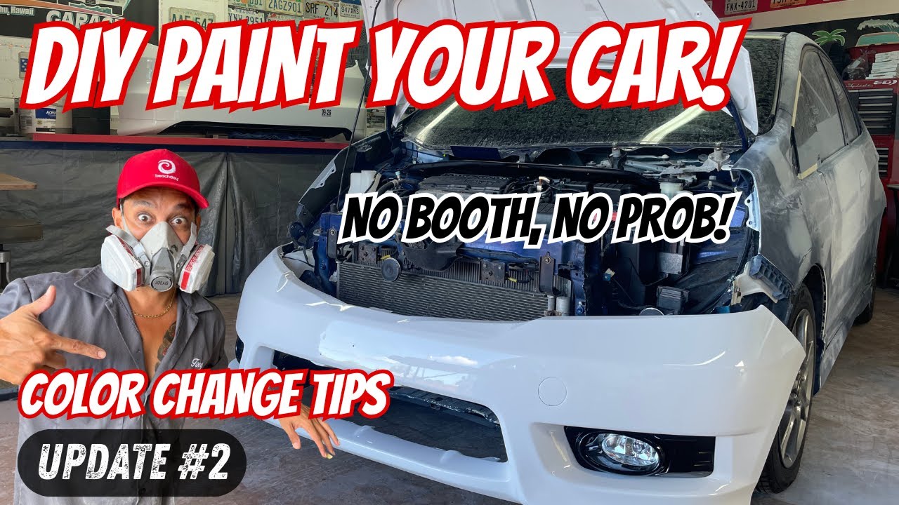 Как покрасить машину своими руками — полезные советы по смене цвета! (Обновление №2)
