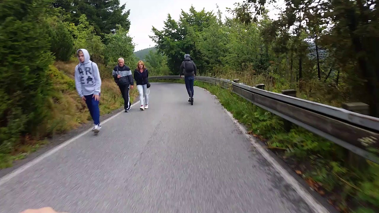 Downhill Jested scooter POV