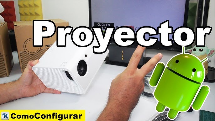 Proyector GROVIEW, Mini proyector Android TV 9.0 Peru