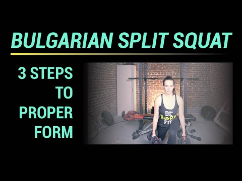 Bulgarian Split Squat: How To (3 steps to proper form)