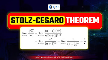 Stolz Cesaro Theorem - Examples  | Real Analysis | IIT JAM Mathematics