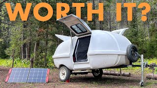 Camping in the World’s Weirdest Teardrop Trailer