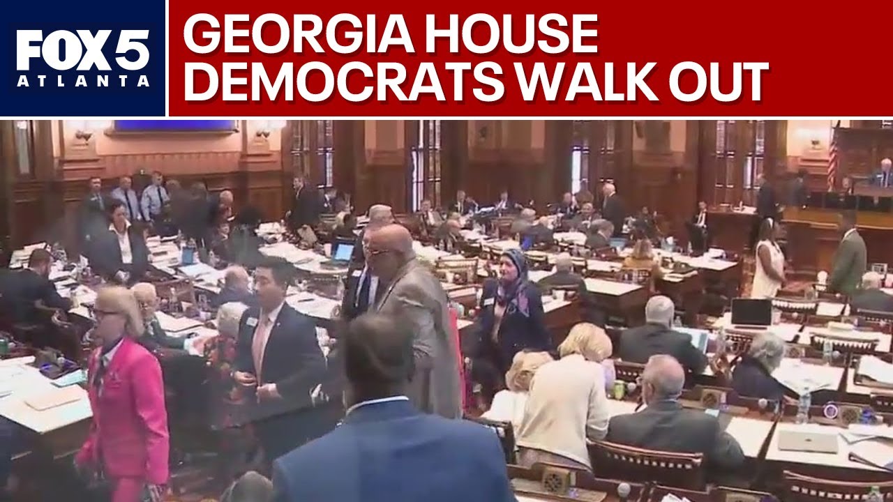 Georgia House Democrats walk out | FOX 5 News - YouTube