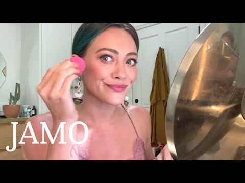 Hilary Duff's Quarantine Stay at Home Makeup Look | Get Ready With Me | JAMO