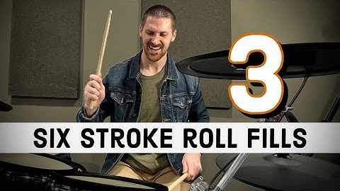 3 AWESOME Drum Fills Using the Six Stroke Roll (Drum Lesson 2023)