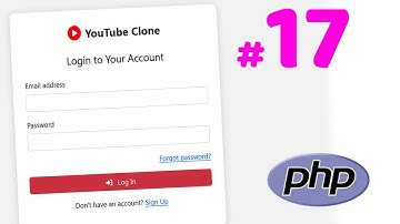 Youtube Clone Website in PHP #17 - User Auth Class | Quick Programming