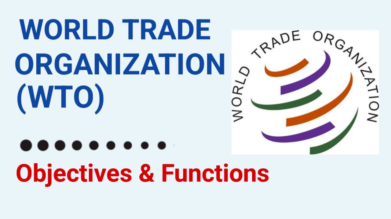 WTO objectives and functions | WTO role and functions | world trade organisation #ugcnet 