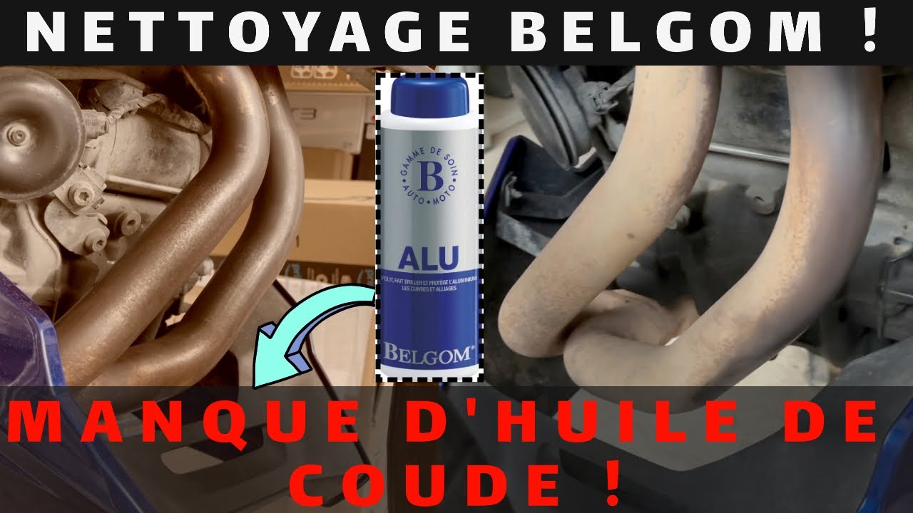 TUTO MECA MOTO /nettoyage collecteur /belgom chrome ,pierre d