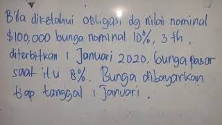 Menghitung present value obligasi