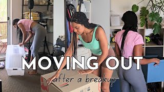 Packing up my life after a breakup | honest reflections on living with an ex and saying goodbye