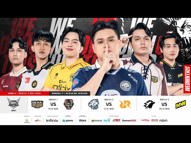 🔴 LIVE | MPL ID S17 | Regular Season Hari 2 Minggu 7 | Bahasa Indonesia