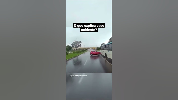 O que explica esse acidente? #carcrash