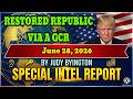 RESTORED REPUBLIC VIA A GCR - June 28, 2026 BY JUDY BYINGTON Special Intel Report