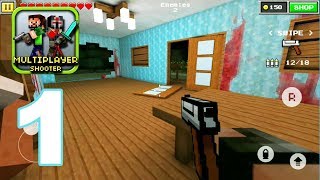 Pixel Gun 3D OLD - Gameplay Walkthrough Part 1 - Farm Mission (Android Games) screenshot 5
