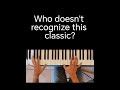 Who doesn't recognize this classic? Tell me the name in the comments 🎹
