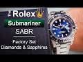 Rolex Submariner SABR (116659SABR) - Factory Set Diamonds & Sapphires with White Gold