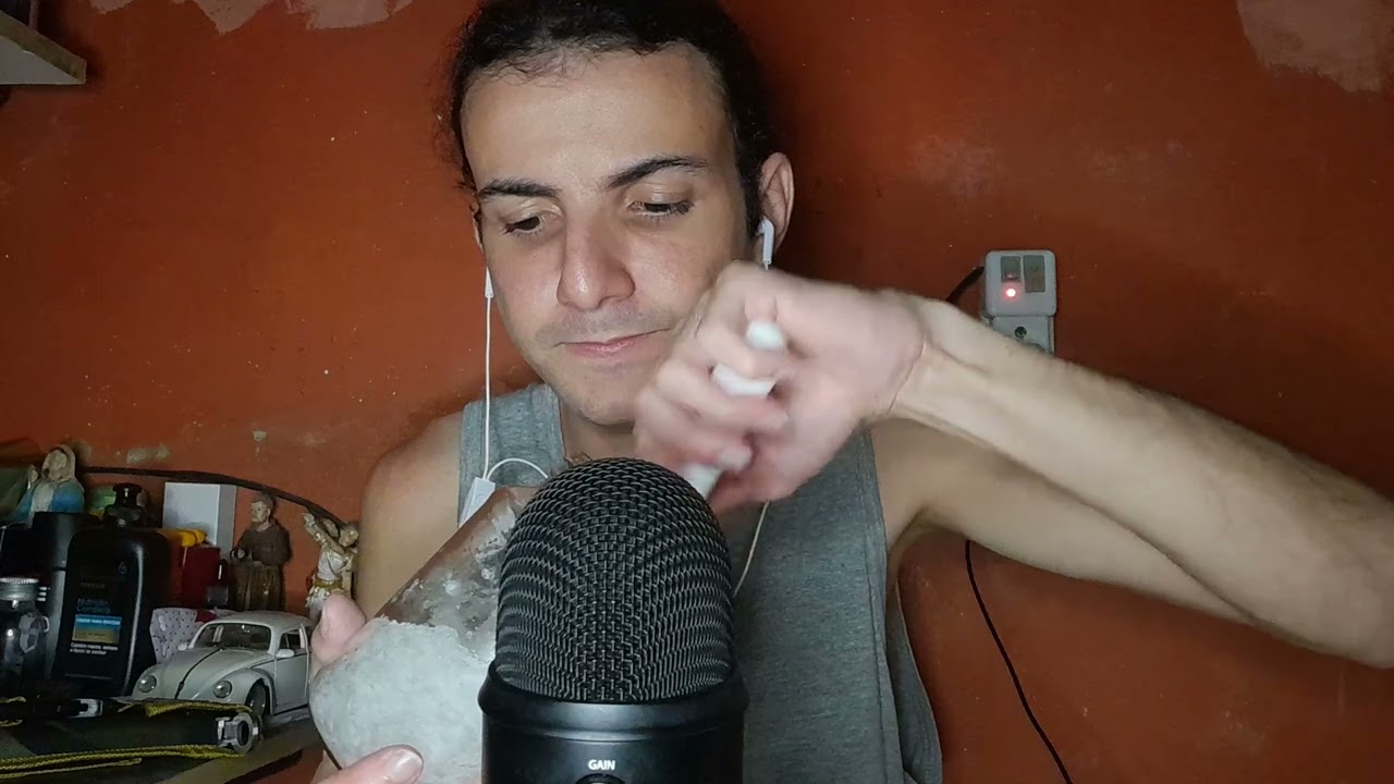 ASMR ❤️ gel mágico com sons de boca molhados 😴