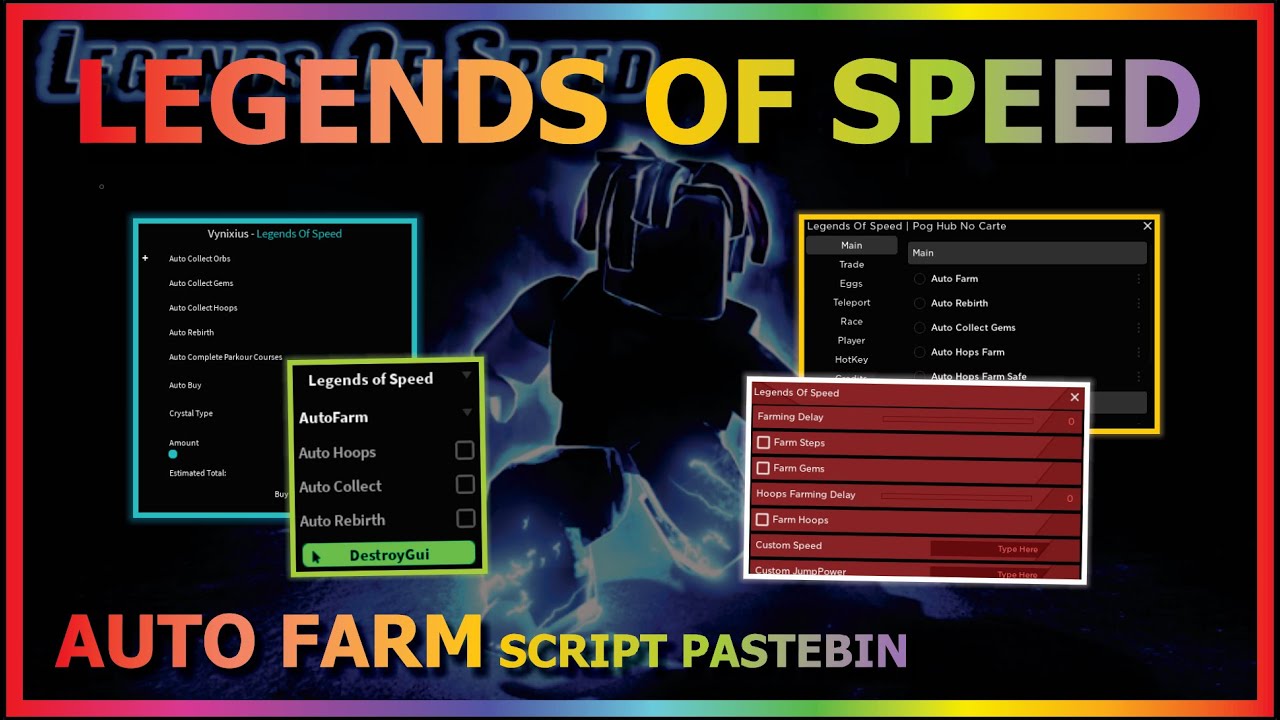 LEGENDS OF SPEED Script Pastebin 2022 AUTO FARM