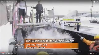 The Ottawa Polar Plunge for Special Olympics Ontario Athletes
