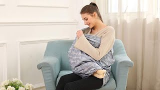 Car seat Canopy Nursing Cover - Multi use Baby Stroller carseat Cover, Breastfeeding Nursing Covers