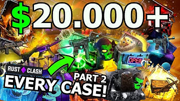 OPENING EVERY CASE ON RUSTCLASH… (Part 2)