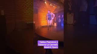 Tablao Flamenco y Taberna La Carmela - Madrid Spain November  2023