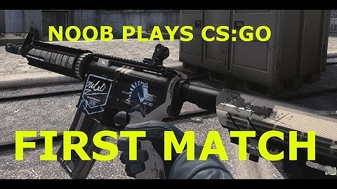 Noob plays - CS:GO for the first time (competitive match)