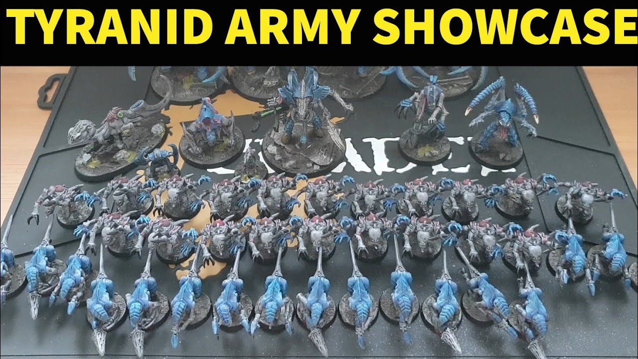 Tyranid army showcase - YouTube
