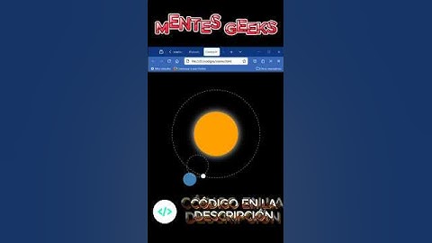 🌞🌍🌑 Simulación del sistema solar | #HTML & #CSS #programming #desarrollofrontend #webdevelopment